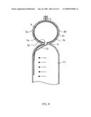 AIR ENCLOSURE WITHOUT HEAT RESISTANT MATERIAL AND MANUFACTURING OF SAME diagram and image