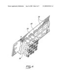 REINFORCED PATCH PANEL FRAME WITH REAR MOUNTED MODULES diagram and image