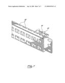 REINFORCED PATCH PANEL FRAME WITH REAR MOUNTED MODULES diagram and image