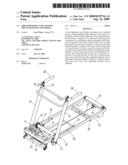 SIDE-SUPPORTING TYPE FOLDING MECHANISM FOR A TREADMILL diagram and image