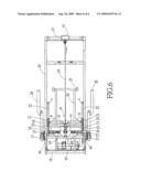 SIDE-SUPPORTING TYPE FOLDING MECHANISM FOR A TREADMILL diagram and image