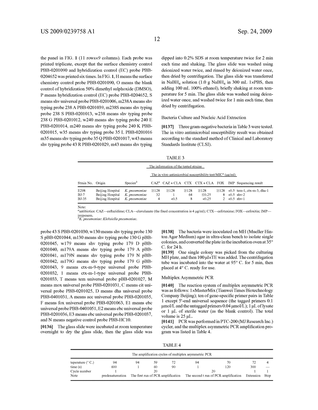 METHODS, MICROARRAY, AND KITS FOR DETECTION OF DRUG RESISTANCE GENES IN GRAM-NEGATIVE BACTERIA - diagram, schematic, and image 15