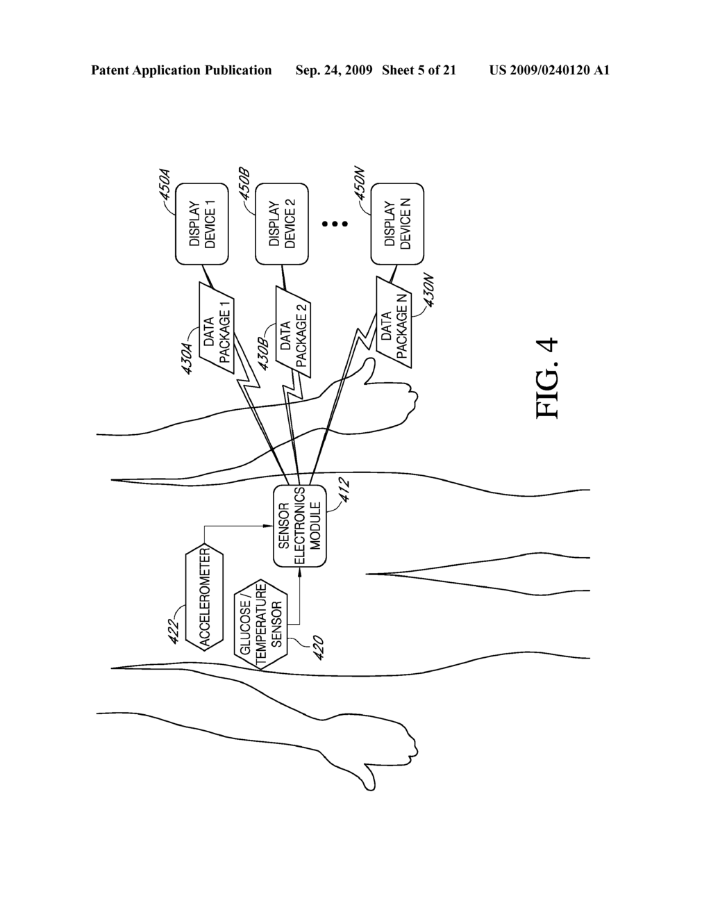 SYSTEMS AND METHODS FOR PROCESSING, TRANSMITTING AND DISPLAYING SENSOR DATA - diagram, schematic, and image 06