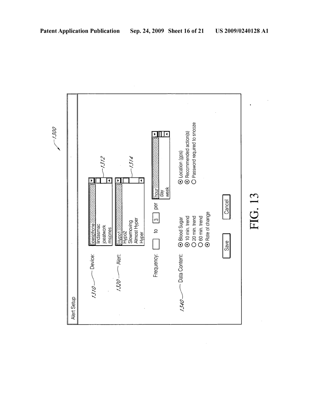 SYSTEMS AND METHODS FOR BLOOD GLUCOSE MONITORING AND ALERT DELIVERY - diagram, schematic, and image 17