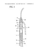SHAFT FOR OPERATING A BLOOD THROMBUS CAPTURING MEMBER, AND BLOOD THROMBUS CAPTURING CATHETER diagram and image