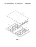 METHOD OF MANUFACTURING NON-BACKLIGHTED ILLUMINATING KEYPAD diagram and image