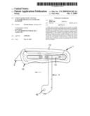 Utility knife with a pivotal actuator served as an auxiliary handgrip diagram and image