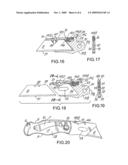 Folding utility knife diagram and image