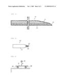 BLADE USING ULTRA-HARD MICROSCOPIC PARTICLES diagram and image