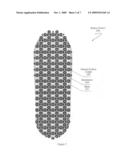 LATTICED ELASTIC SHOE COVER WITH CLEATS diagram and image