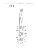 Inner sole structure for a sports shoe diagram and image