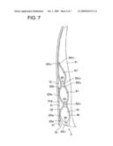 Inner sole structure for a sports shoe diagram and image