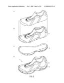 SHOE AND METHOD OF MANUFACTURING THE SAME diagram and image