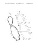 Traction Cleat System for an Athletic Shoe diagram and image