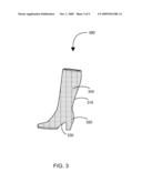 Boot glove incorporated with boot glove sock diagram and image