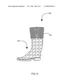 Boot glove incorporated with boot glove sock diagram and image
