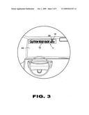 Maximum vehicle height information article and method comprising same diagram and image