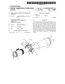 Rifle scope with friction reducing element diagram and image