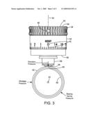 Rifle scope with friction reducing element diagram and image