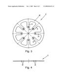 Handler comprising an acceleration device for testing electronic components diagram and image