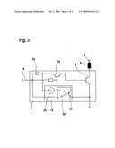 Circuit configuration for switching current flow through an ignition coil diagram and image