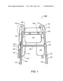 Walker Having Automatically Activated Protective Dynamic Padding diagram and image