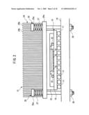 ELECTRONIC DEVICE PACKAGE WITH CONNECTION TERMINALS INCLUDING UNEVEN CONTACT SURFACES diagram and image