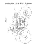 FUEL PUMP ATTACHMENT STRUCTURE AND MOTORCYCLE diagram and image