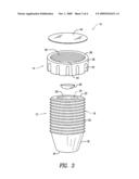 SCREW CAP PACKAGE FOR CONTACT LENS diagram and image