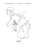 PORTABLE HAND TOOL CARRIER HARNESS diagram and image
