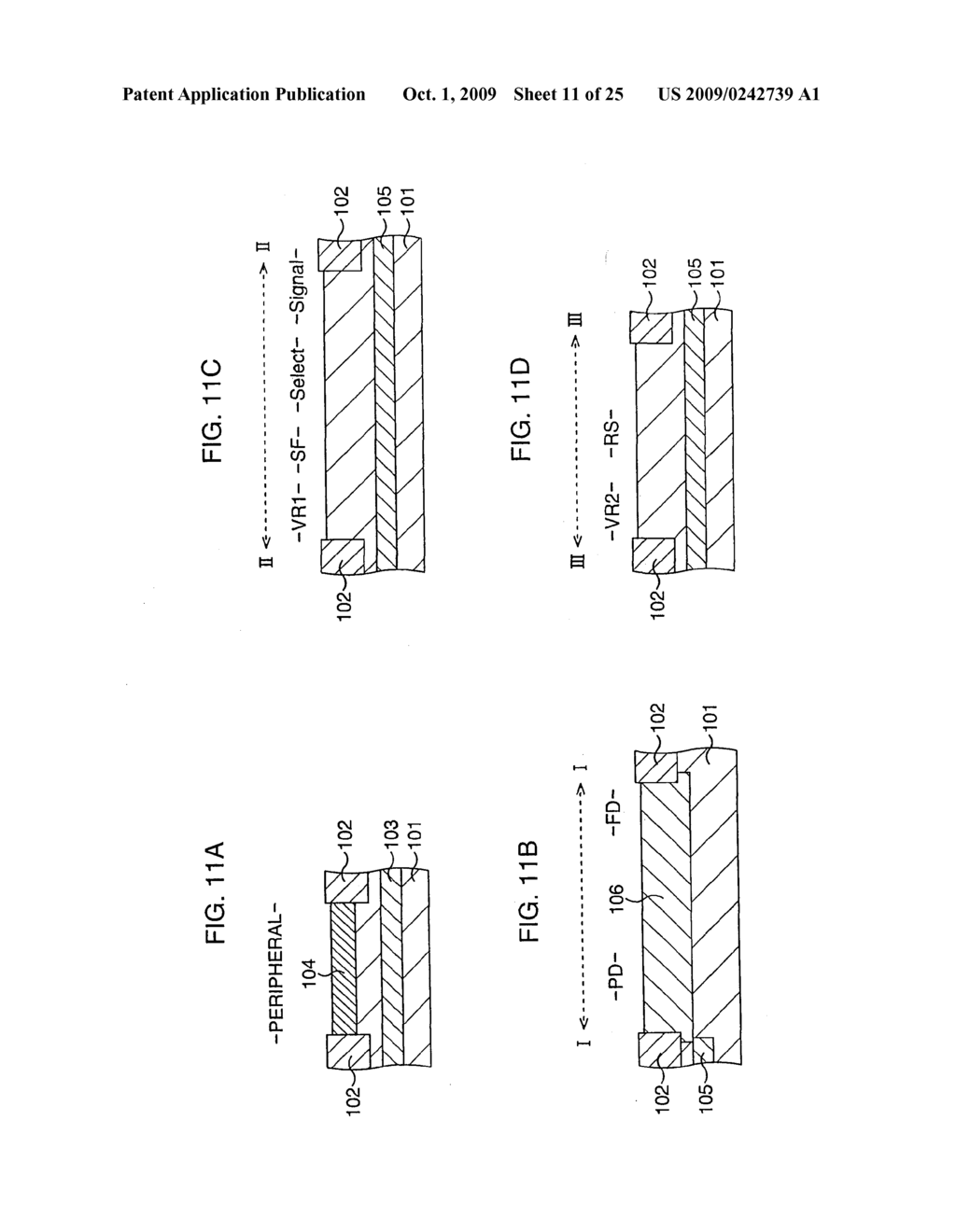 SEMICONDUCTOR IMAGING DEVICE HAVING A PLURALITY OF PIXELS ARRANGED IN A MATRIX-LIKE PATTERN - diagram, schematic, and image 12