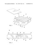 FRAME HAVING PEELER AND GRATER IN CUTTING BOARD SUPPORT PLATFORM diagram and image