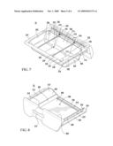 FRAME HAVING PEELER AND GRATER IN CUTTING BOARD SUPPORT PLATFORM diagram and image