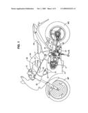 Motorcycle frame structure diagram and image