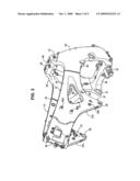 Motorcycle frame structure diagram and image