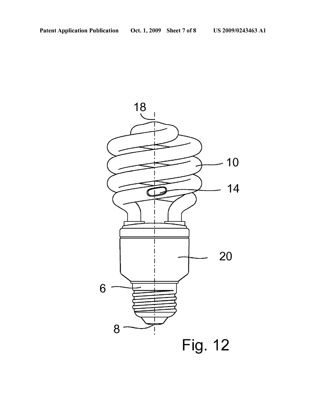 DISCHARGE TUBE AND LAMP WITH IMPROVED LUMINANCE - diagram, schematic, and image 08