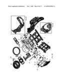 LIGHTWEIGHT HEAD MOUNTED DISPLAY WITH MULTIPLE ADJUSTMENTS diagram and image