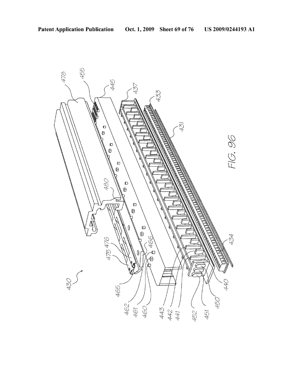 INKJET PRINTHEAD AND PRINTHEAD NOZZLE ARRANGEMENT - diagram, schematic, and image 70