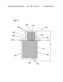 INK JET CARTRIDGE HAVING AN INK CONTAINER COMPRISING TWO POROUS MATERIALS diagram and image