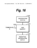 TRANSMITTING APPARATUS, RECEIVING APPARATUS, AND DATA TRANSMITTING SYSTEM diagram and image