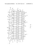 Break-away material retainer for paving vehicles diagram and image