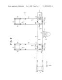 Suspension type robot whose robot body runs along traveling rail diagram and image