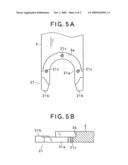 Suspension type robot whose robot body runs along traveling rail diagram and image