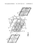 ARTICLE, ASSEMBLY AND PROCESS FOR PRODUCING A WATERPROOF, DEGRADATION RESISTANT AND INCREASED STRUCTURAL SUPPORTED STIFFENER INSERT SUCH AS INCORPORATED INTO A COMPOSITE PALLET CONSTRUCTION diagram and image