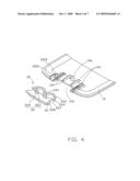 BATTERY COVER LATCH MECHANISM AND PORTABLE ELECTRONIC DEVICE USING SAME diagram and image