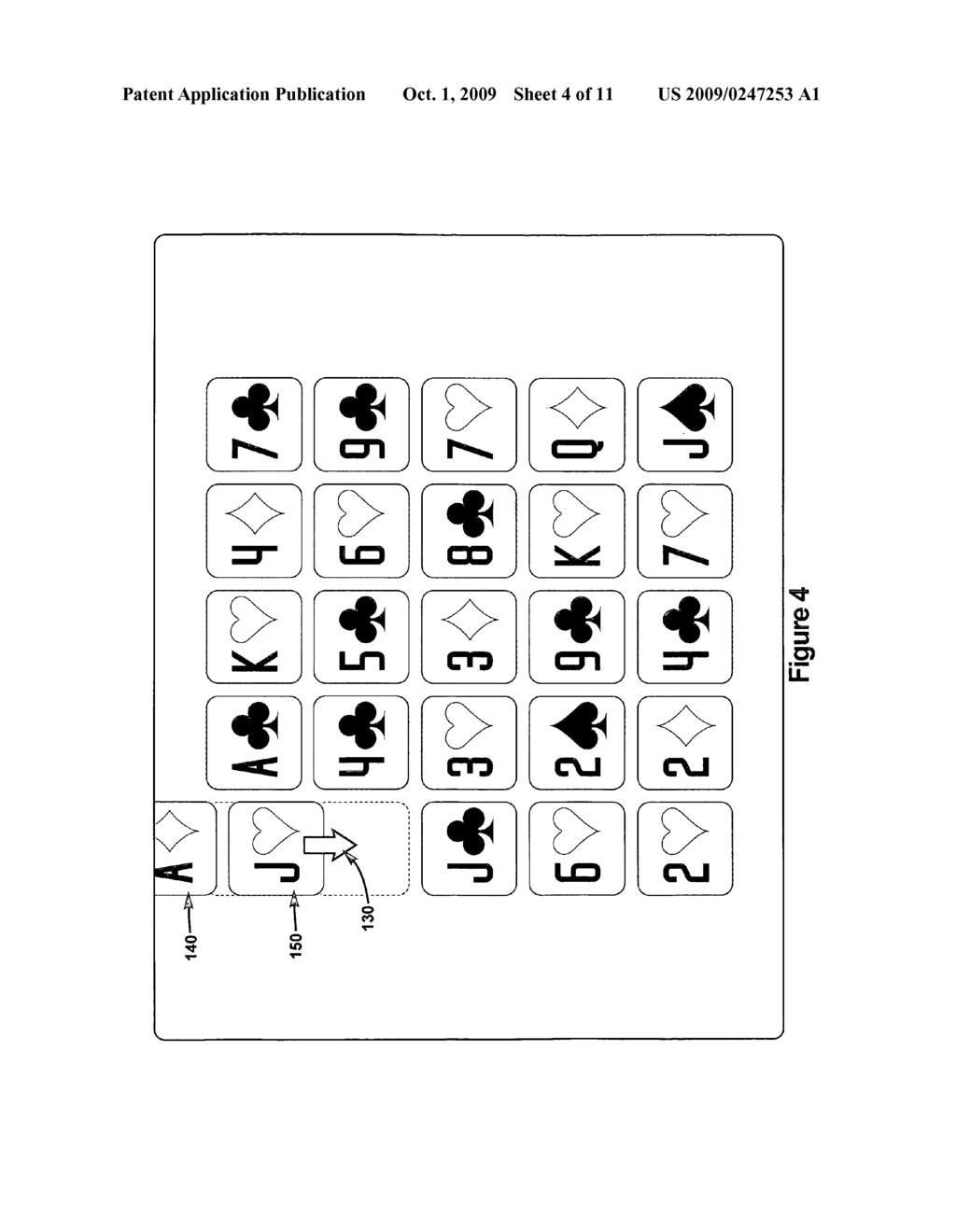 METHODS AND DEVICES FOR PLAYING MULTI-LINE CARD GAMES - diagram, schematic, and image 05