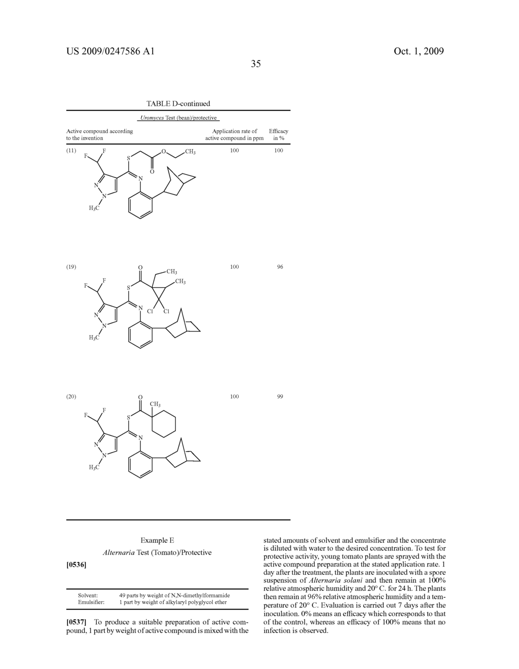 CARBOXAMIDES FOR CONTROLLING MICRO-ORGANISMS IN PLANT AND MATERIAL PROTECTION - diagram, schematic, and image 36