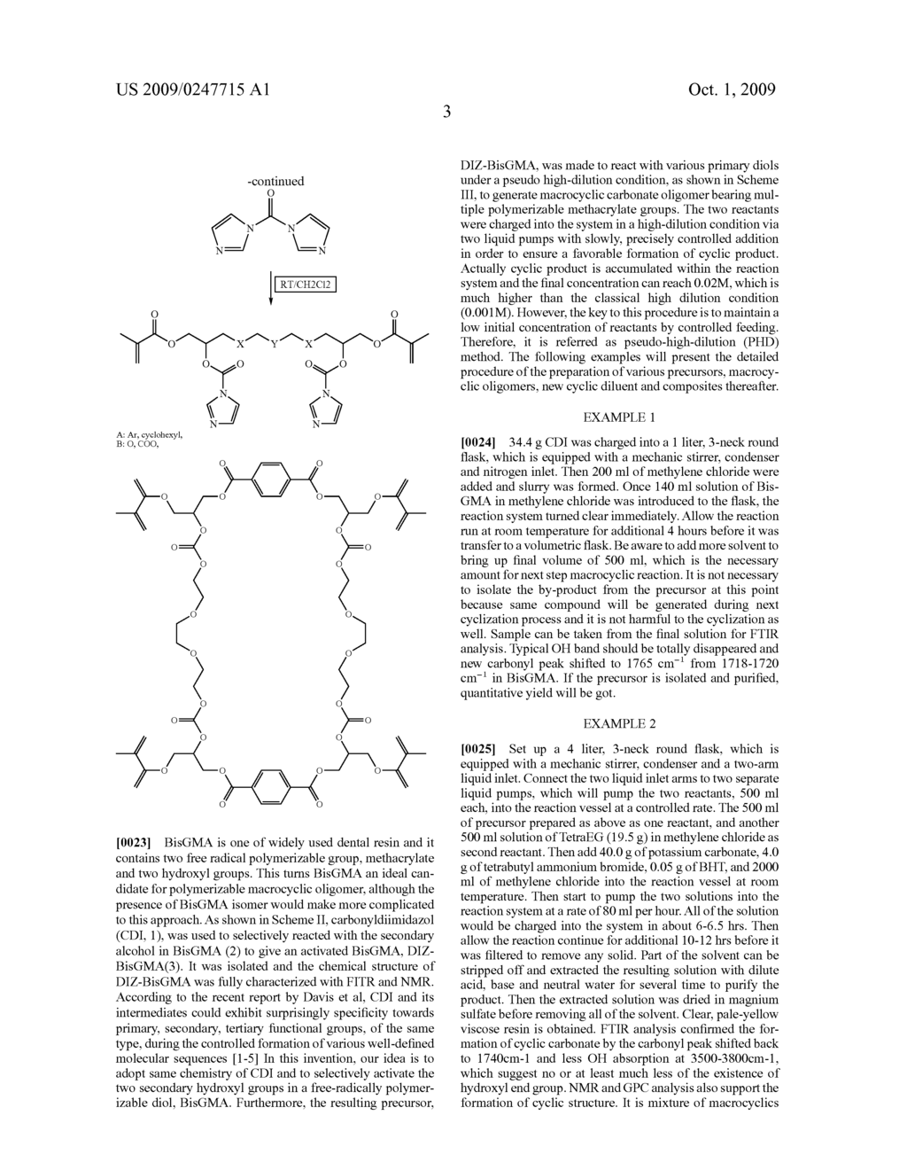 Radical polymerizable macrocyclic resin compositions with low polymerization stress - diagram, schematic, and image 04