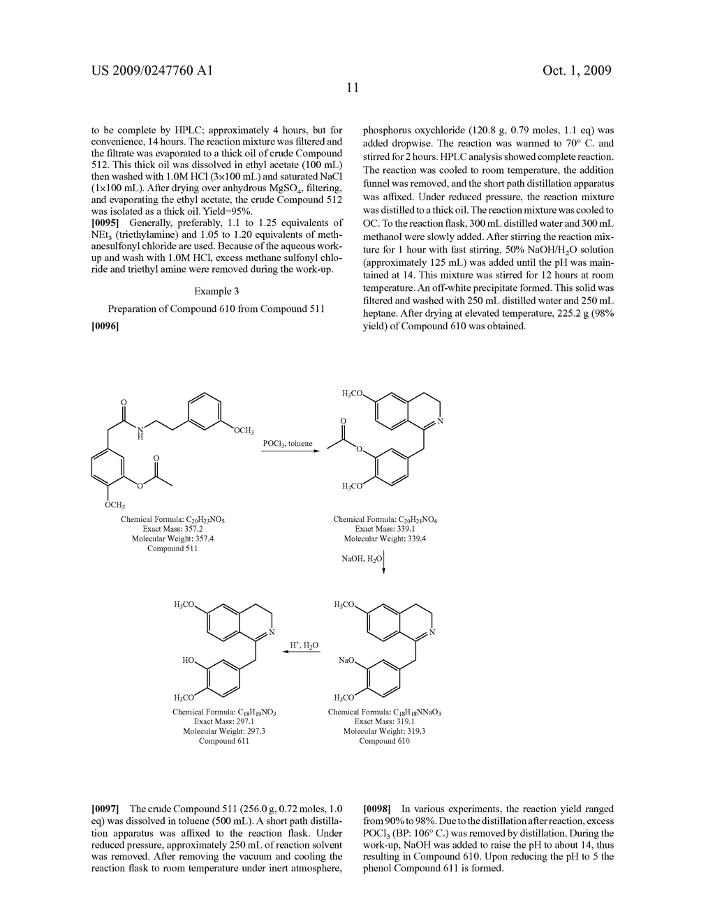 Preparation of Amides from an Acid and Amine for Intermediates in the Synthesis of Morphinans - diagram, schematic, and image 12