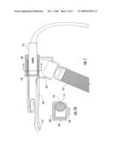 ADAPTER FOR REMOVABLY COUPLING A CAMERA TO A LARYNGOSCOPE AND LARYNGOSCOPE AND SYSTEM USING SAME diagram and image